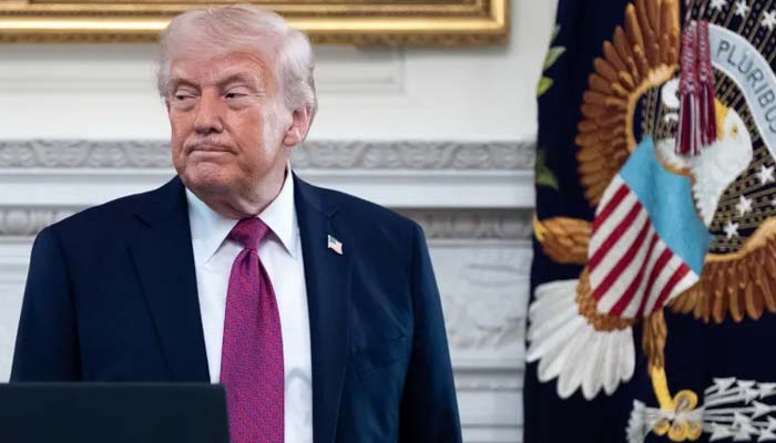 امریکی صدر ڈونلڈ ٹرمپ—فائل فوٹو