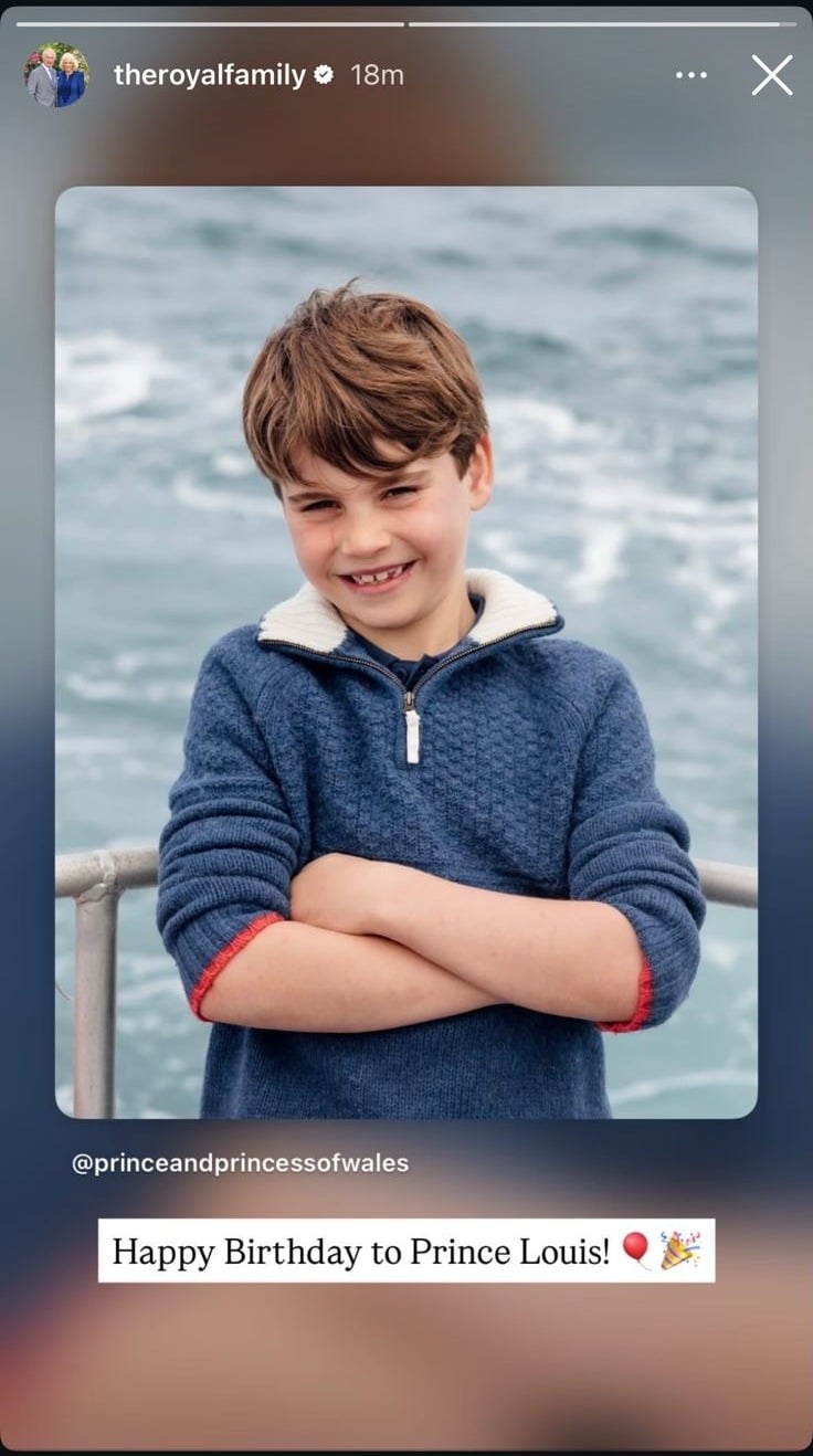 King Charles celebrates Prince Louis’ 8th birthday with special tribute