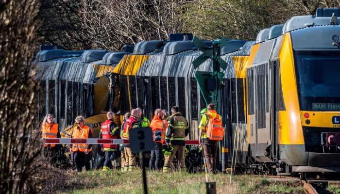 Denmark Train collision near Copenhagen leaves several critically injured
