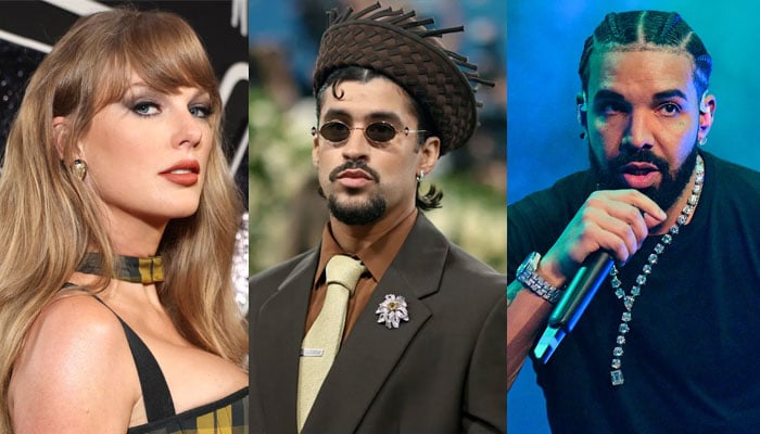 Taylor Swift, Drake, Bad Bunny steal top spots as Spotifys most streamed artists of all time