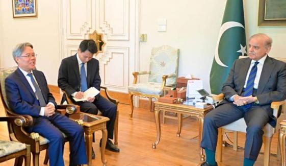 وزیرِ اعظم سے چینی سفیر کی ملاقات، آہنی دوستی کو مزید مضبوط بنانے کا عزم