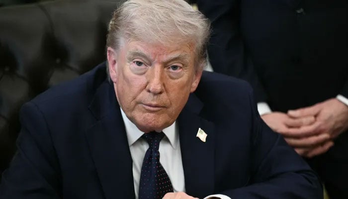 امریکی صدر ٹرمپ---فائل فوٹو