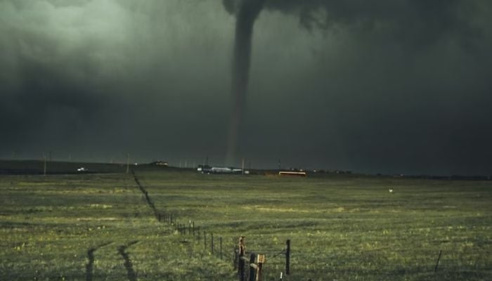 Tornado emergency in Enid, OK: Large twister hits near Vance Air Force Base