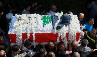 لبنان: اسرائیلی حملے میں شہید خاتون صحافی کی نماز جنازہ ادا