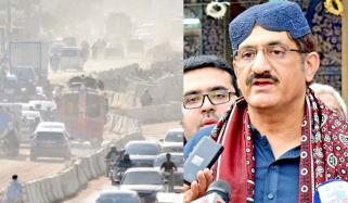یونیورسٹی روڈ نہ بننے کے سوال پر شرمندگی ہوتی ہے، اب تو میمز بھی بن گئیں، وزیر اعلیٰ سندھ