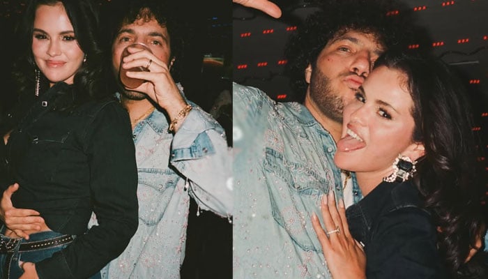 Selena Gomez proudly flaunts engagement ring in new video message amid Benny Blanco break up rumors