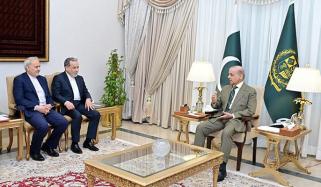 ایرانی وزیرخارجہ اور ان کے وفد سے ملاقات کرکے خوشی ہوئی، وزیراعظم شہباز شریف