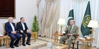  ایرانی وزیرخارجہ اور ان کے وفد سے ملاقات کرکے خوشی ہوئی، وزیراعظم شہباز شریف