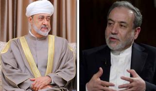 عمان کے سلطان اور ایرانی وزیر خارجہ کی ملاقات