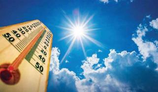 کراچی میں آج دن کا زیادہ سے زیادہ درجہ حرارت38.1 ڈگری سینٹی گریڈ ریکارڈ 