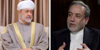 عمان کے سلطان اور ایرانی وزیر خارجہ کی ملاقات