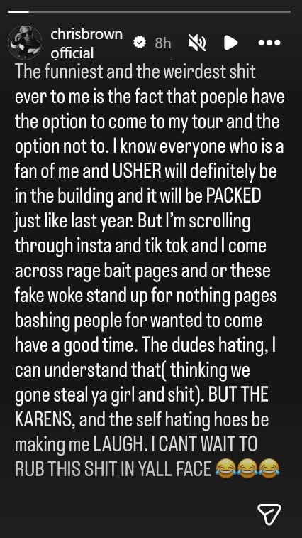 Chris Brown and Usher are set to headline joint The R&B Tour in June 2026