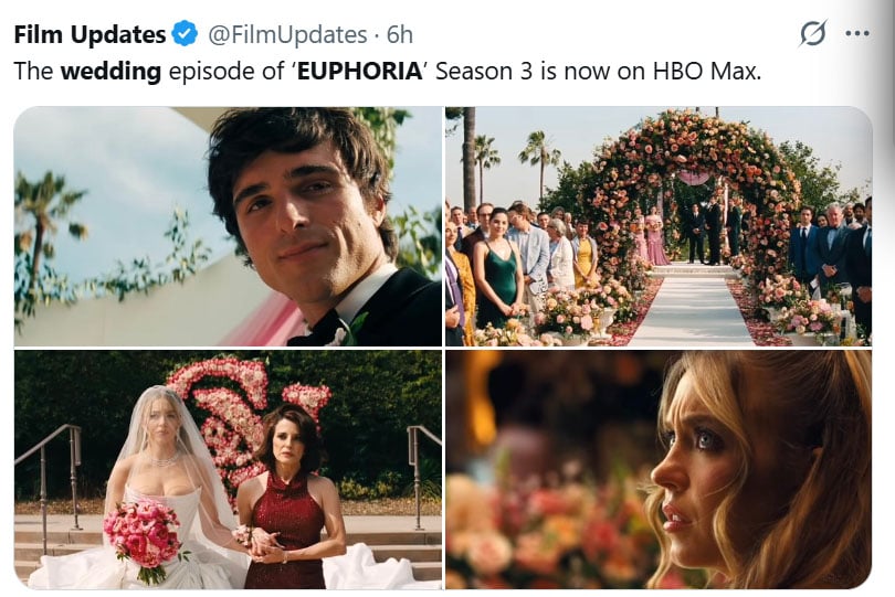 ‘Euphoria’ latest episode showcased Cassie and Nates wedding turning full chaotic
