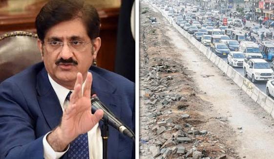 وزیرِ اعلیٰ سندھ کا 90 دن میں یونیورسٹی روڈ کی تعمیرِ نو کا اعلان