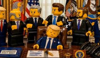 جنگ جیتنے کے دعوؤں پر ایران کا لیگو ویڈیو سے ڈونلڈ ٹرمپ پر طنزیہ وار