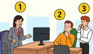 IQ ٹیسٹ: اس تصویر میں موجود کونسا شخص دفتر کا اصل باس ہے؟