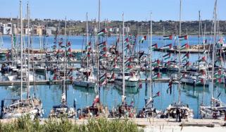 غزہ کی ناکہ بندی توڑنے کیلئے گلوبل صمود فلوٹیلا یونان کے ساحل کے قریب پہنچ گیا