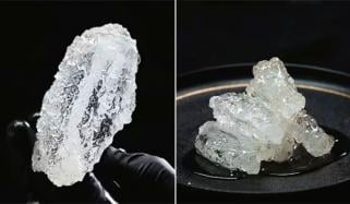 چینی فوڈ بلاگر نے شیشے کے مجسموں جیسا شفاف فرائیڈ چکن تیار کرلیا