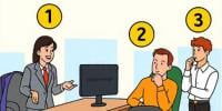 IQ ٹیسٹ: اس تصویر میں موجود کونسا شخص دفتر کا اصل باس ہے؟