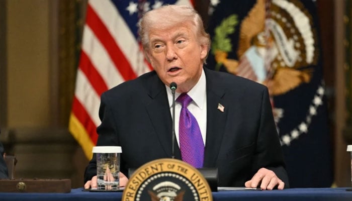 امریکی صدر ڈونلڈ ٹرمپ— فائل فوٹو