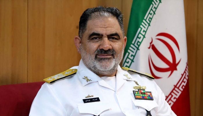 ایرانی نیول چیف ایڈمرل شہرام ایرانی— فائل فوٹو