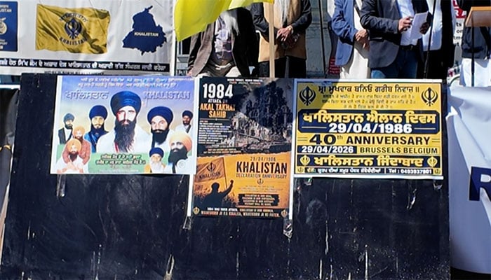 یورپی پارلیمنٹ پلس لگسمبرگ پر خالصتان کی آزادی کیلئے عظیم الشان مظاہرہ