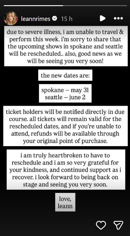 LeAnn Rimes Instagram