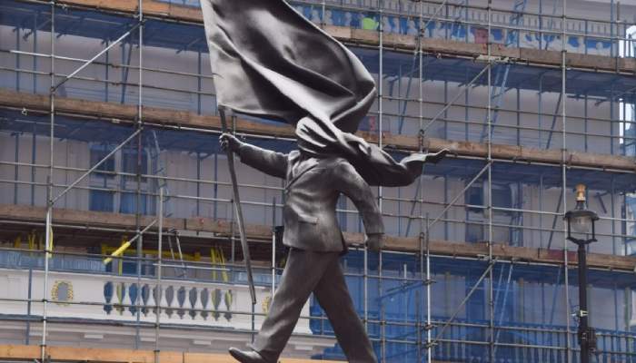 Banksy confirms new London statue after overnight installation