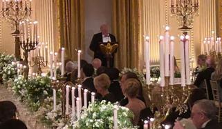 شاہ چارلس کے اعزاز میں ٹرمپ کے عشائیے کا مینیو سامنے آ گیا