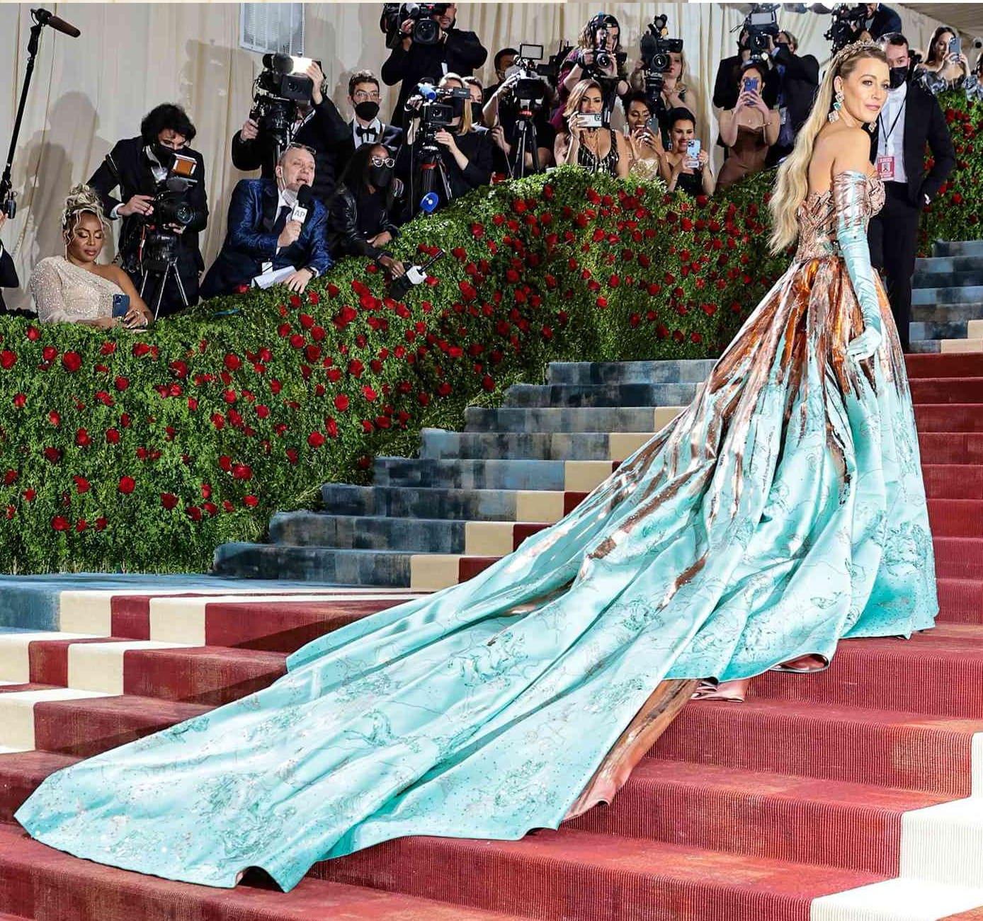 Blake Lively’s Versace Statue of Liberty gown (2022)