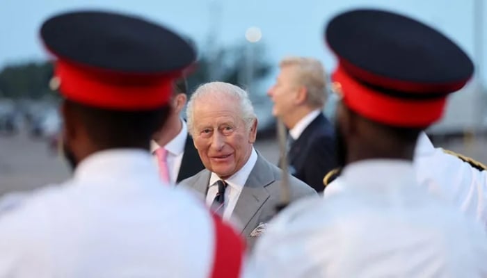 King Charles begins solo Bermuda tour as Queen Camilla heads back to Britain