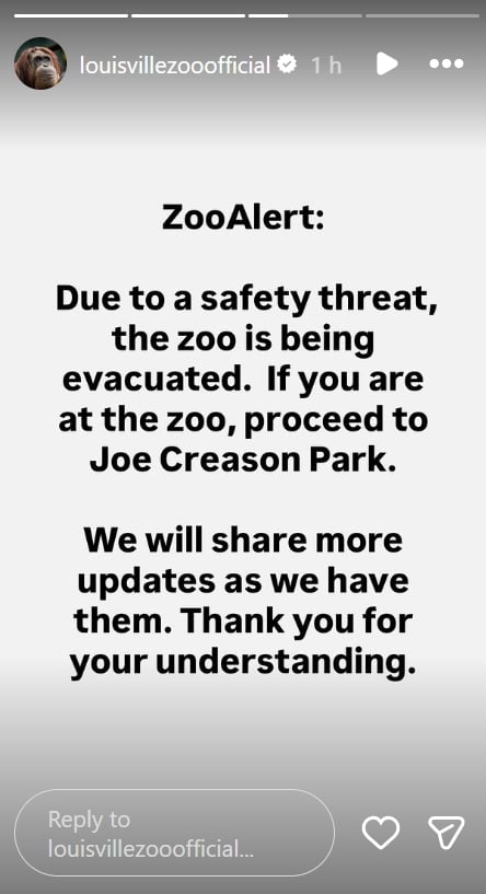 Louisville Zoo evacuated after bomb threat report: Heres what happened