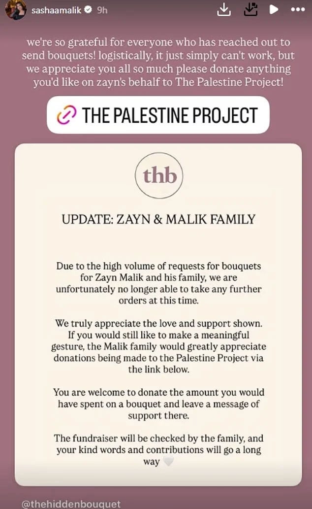 Zayn Malik shares first disappointing update since hospitalisation from mystery health scare