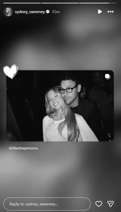 P.C. Sydney Sweeney/Instagram Stories