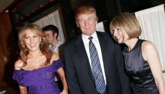 President Trump with Anna Wintour