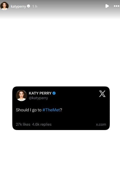 Katy Perrys exciting question just hours before Met Gala 2026 sparks reaction