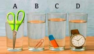 IQ ٹیسٹ: کیا آپ 30 سیکنڈز میں بتا سکتے ہیں کہ کس گلاس میں زیادہ پانی ہے؟