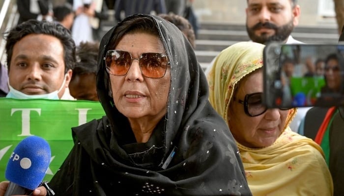 علیمہ خان : فائل فوٹو