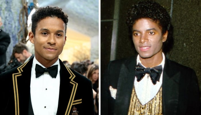 Jaafar Jackson channels Michael Jackson in black as he makes his Met Gala debut