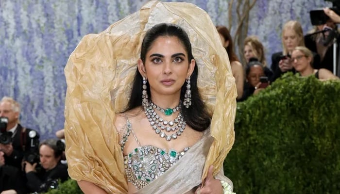Isha Ambani blends tradition and luxury in jewel-heavy Met Gala appearance