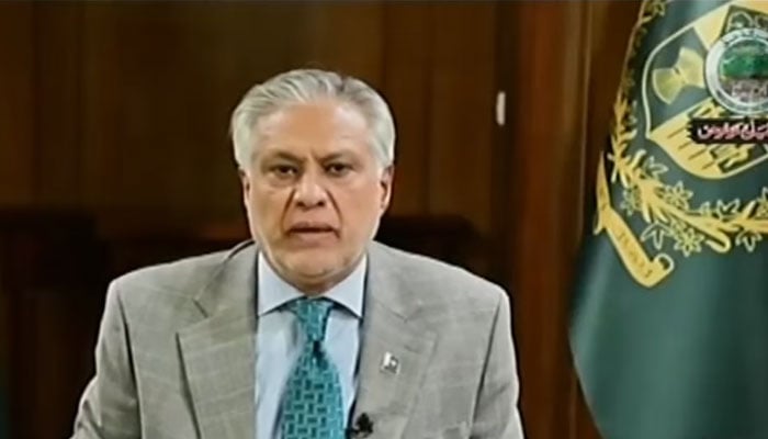 نائب وزیرِ اعظم اسحاق ڈار--- اسکرین گریپ