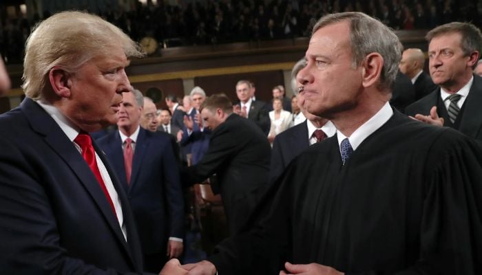 Justices are legal analysts, not ‘political actors,’ said John Roberts