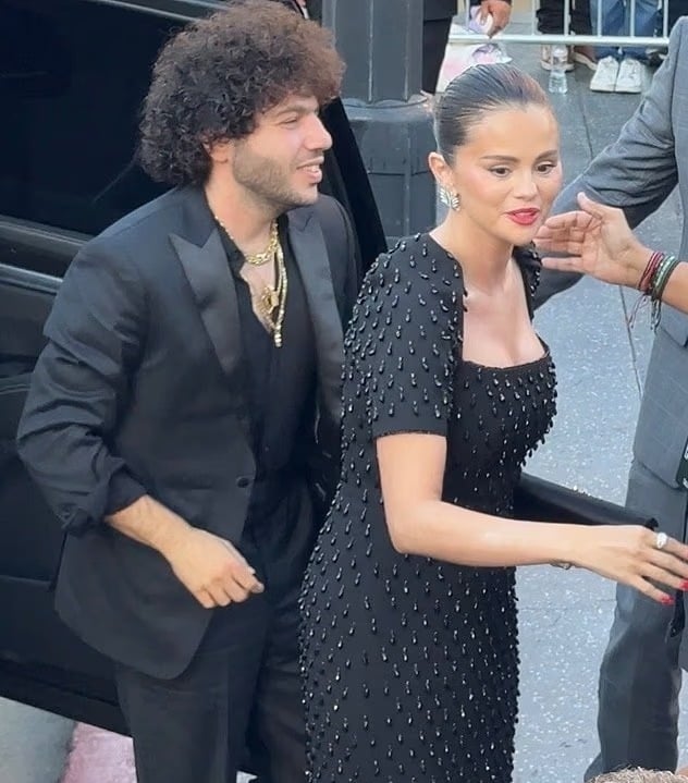 Selena Gomez, Benny Blanco light up premiere night in glamorous outing
