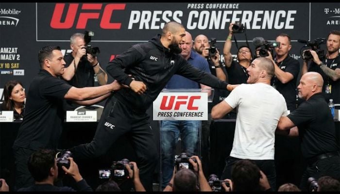 The rivalry between Chimaev and Strickland is deeply personal stemming from a 2022 sparring session