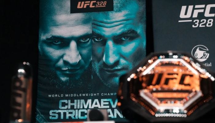 UFC 328: Police ‘human shields’ separate Khamzat Chimaev and Sean Strickland at volatile press conference