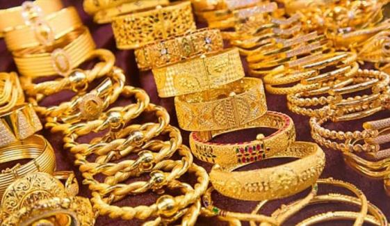 سونے کی قیمتوں میں کمی کا سلسلہ جاری