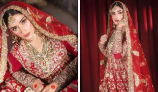 سجل علی کے نئے برائیڈل فوٹو شوٹ نے انٹرنیٹ پر دھوم مچا دی