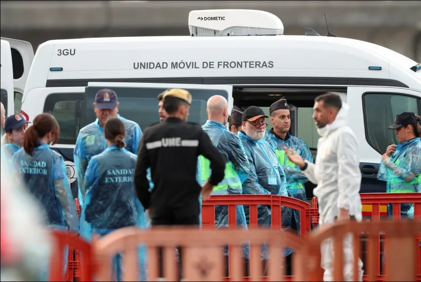 Hantavirus-hit cruise passengers to return home after ship arrives in Tenerife