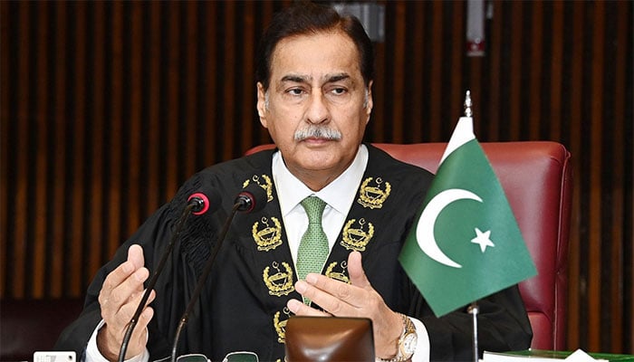 اسپیکر قومی اسمبلی ایاز صادق—فائل فوٹو