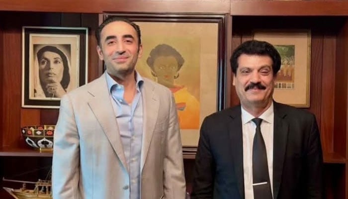 بلاول بھٹو زرداری سے پیپلز لائرز فورم سندھ کے صدر کی ملاقات
